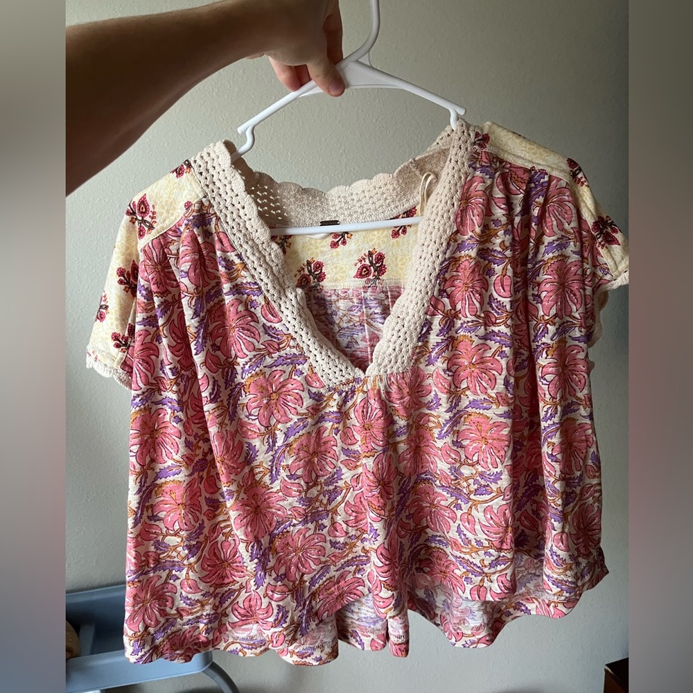 SOLD ON CROSSPOST Free People Leilani Tee in Tea Combo - Picture 10 of 11